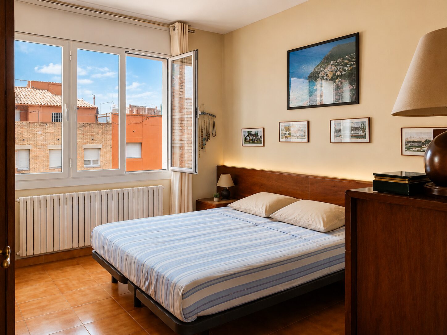 Dormitorio principal, estado actual